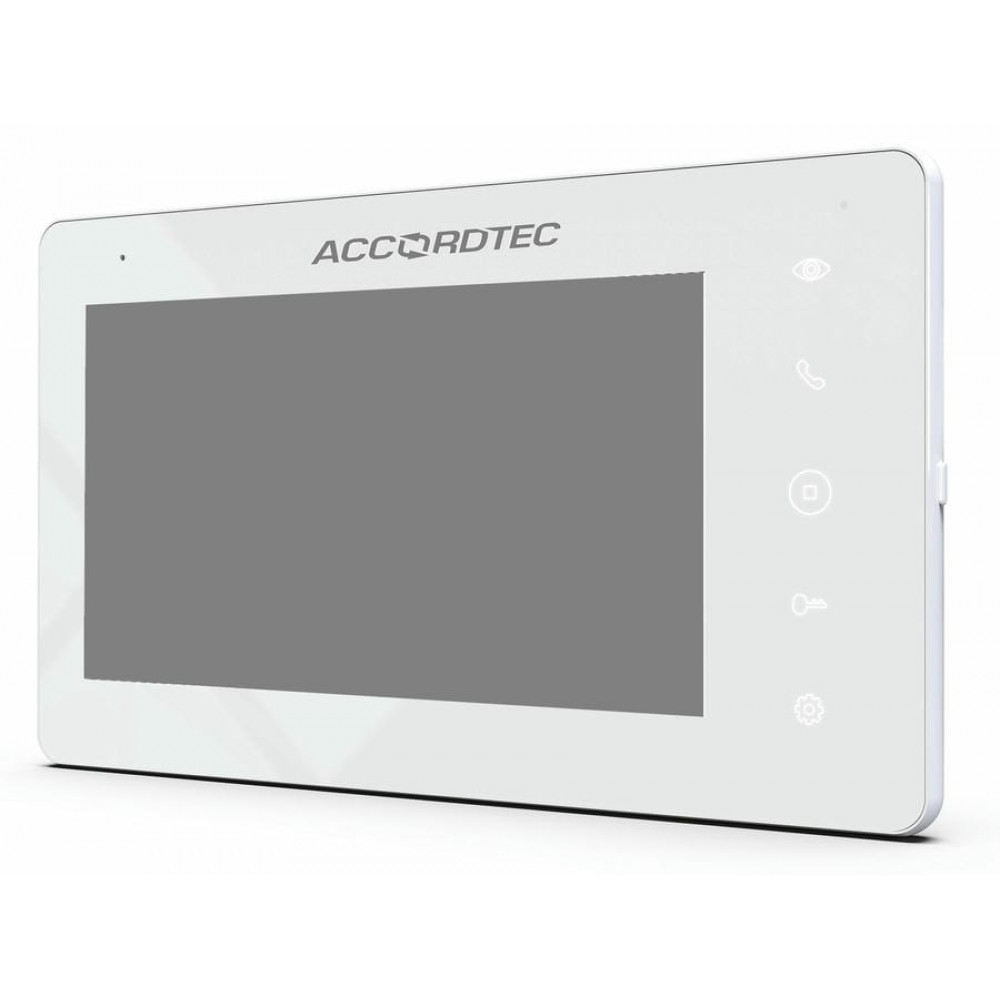 AT-VDA752C/SD WH . Монитор домофона цветной с функцией «свободные руки». AccordTec