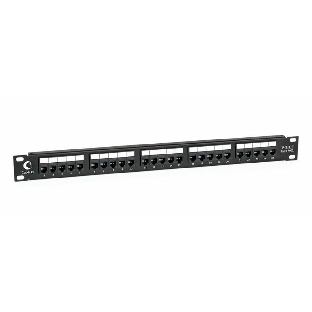 PL-25-TEL-Toolless  (7990c). Патч-панель 19. CABEUS