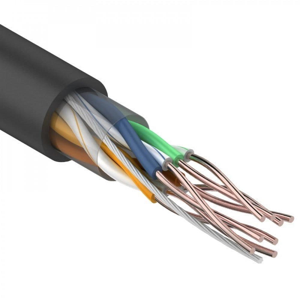 U/UTP 4PR 24AWG CAT5e 305м OUTDOOR REXANT (01-0045). Кабель «витая пара» (LAN) для структурированных систем связи. Rexant