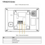 DHI-VTH2621GW-P. Монитор IP-видеодомофона цветной. Dahua