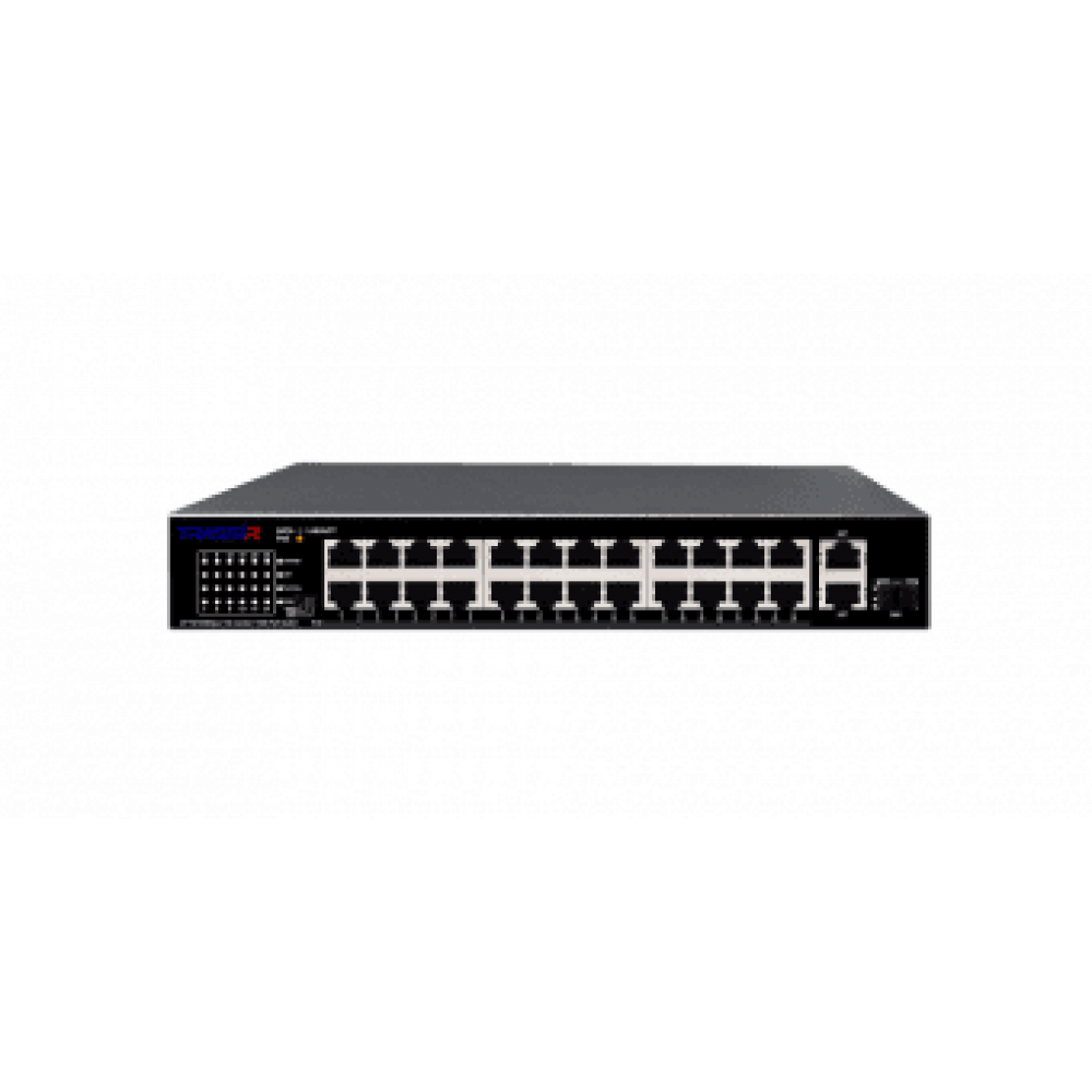 TR-NS1126-225-24PoE. Коммутатор с PoE. Trassir