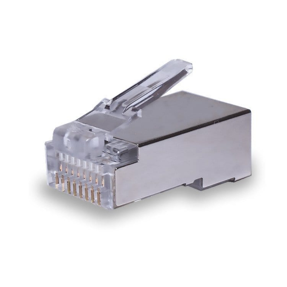 Коннекторы 8P8C FTP Cat.5e (RJ-45) 2pb (100шт) (10-0234). Разъем RJ-45. SUPRLAN