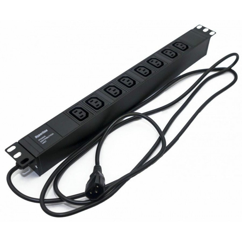 SHE19-8IEC-2.5IEC. Блок розеток 19. Hyperline
