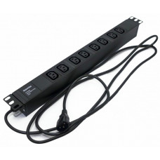 SHE19-8IEC-2.5IEC. Блок розеток 19. Hyperline