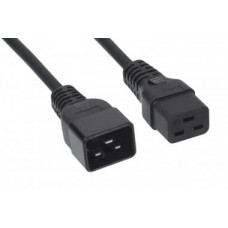 Шнур сетевой IEC 320 C19 - IEC 320 C20 3х1,5мм², длина 1,8м REXANT (04-2741). Кабель питания. Rexant
