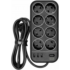 SP-08 USB03AB 3,0М. Сетевой фильтр. POWERCOM