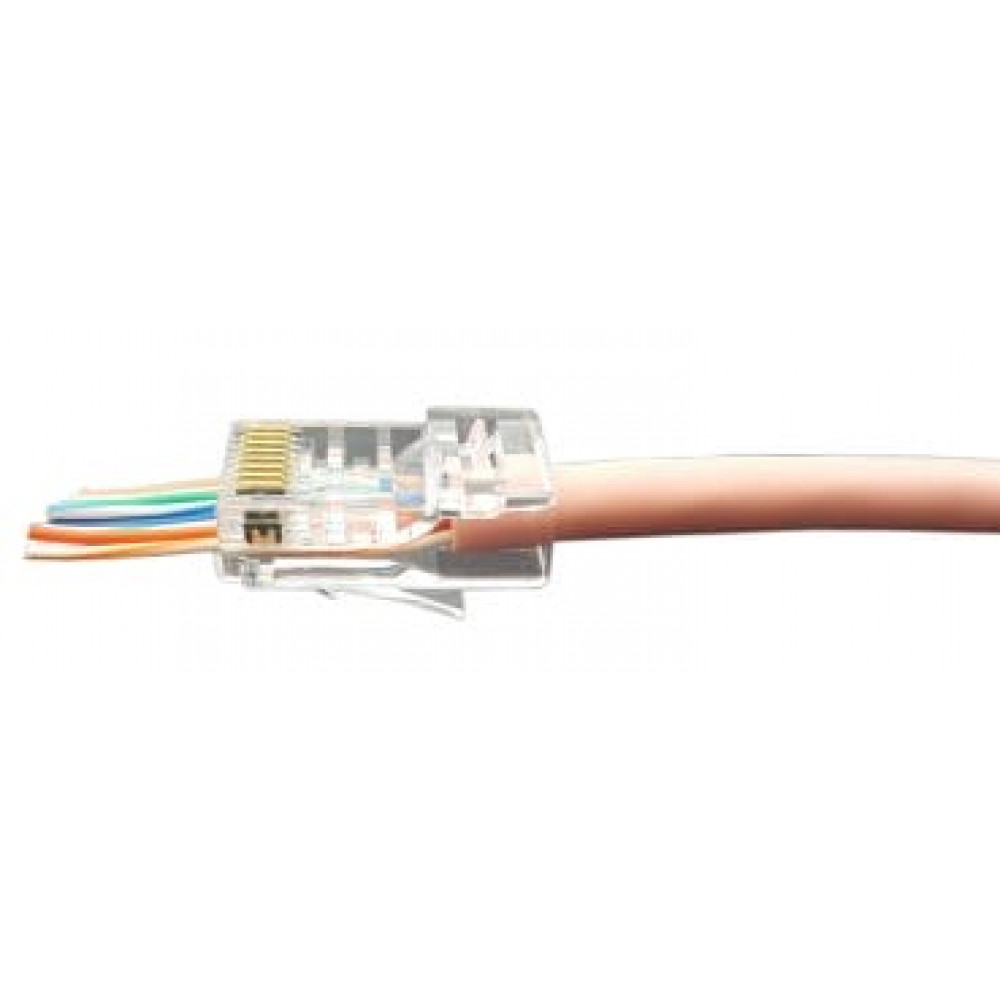 PLEZ-8P8C-U-C5-100 (100 шт). Разъем RJ-45. Hyperline