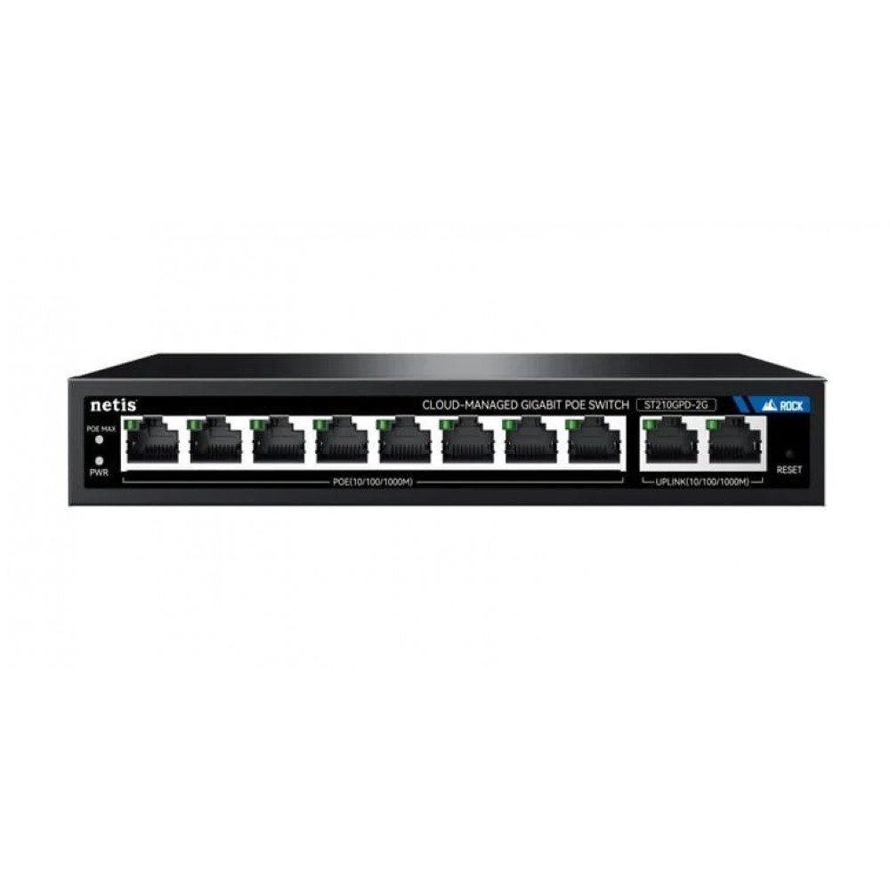Netis ST210GPD-2G (L2). Коммутатор сетевой PoE настраиваемый. Netis