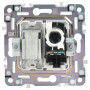 SKANDY Розетка двойная TV+RJ45 кат.5E SK-A14W скрытой установки арктический белый (SK-AK20-1-K01). Розетка TV+RJ45. IEK