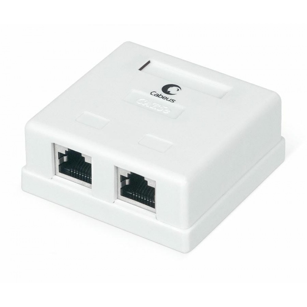 WS-8P8C-Cat.5e-SH-2 (7486c). Розетка RJ-45. CABEUS