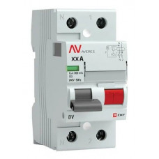 DV 2P 63А/300мА (AC) AVERES (rccb-2-63-300-ac-av). Выключатель дифференциального тока (УЗО). EKF