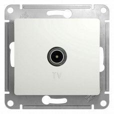 Glossa розетка TV антенна коннектор, 1-местная, скрытой установки, механизм, белый (GSL000193). Розетка TV антенна. Systeme Electric