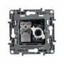 ETIKA розетка 2-местная RJ11+RJ45 кат.5E UTP, скрытой установки, белый (672252). Розетка RJ11+RJ45. IEK