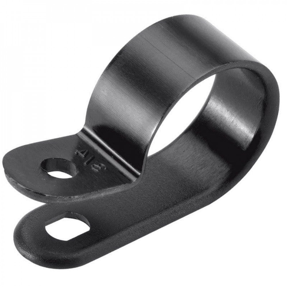 Серьга для кабеля D5 (черная). Клипса. Спецприбор