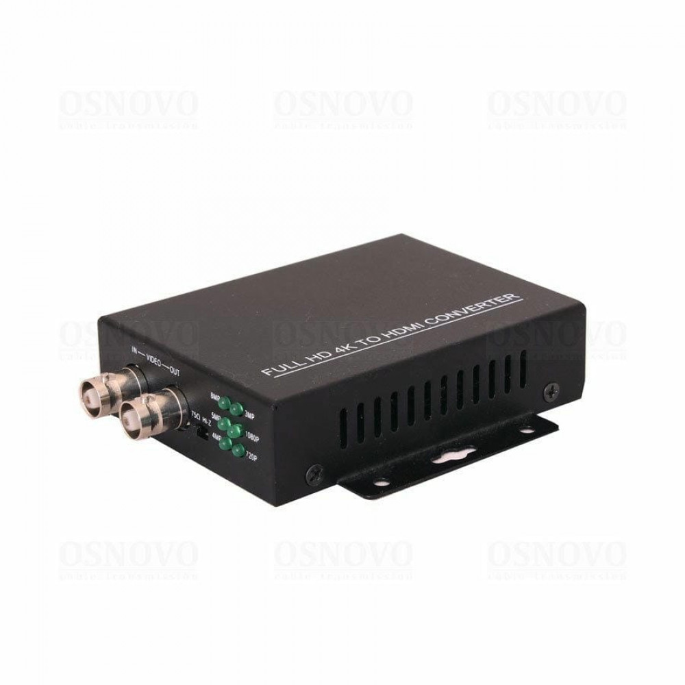 CN-HHi. Преобразователь-разветвитель AHD/HDCVI/HDTVI в HDMI. OSNOVO
