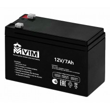 VM-BAT-12-7. Аккумулятор герметичный свинцово-кислотный. VIM