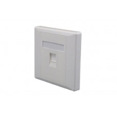 Лицевая панель 1 порт (80х80, Keystone) (10-0333-1). Лицевая панель. SUPRLAN