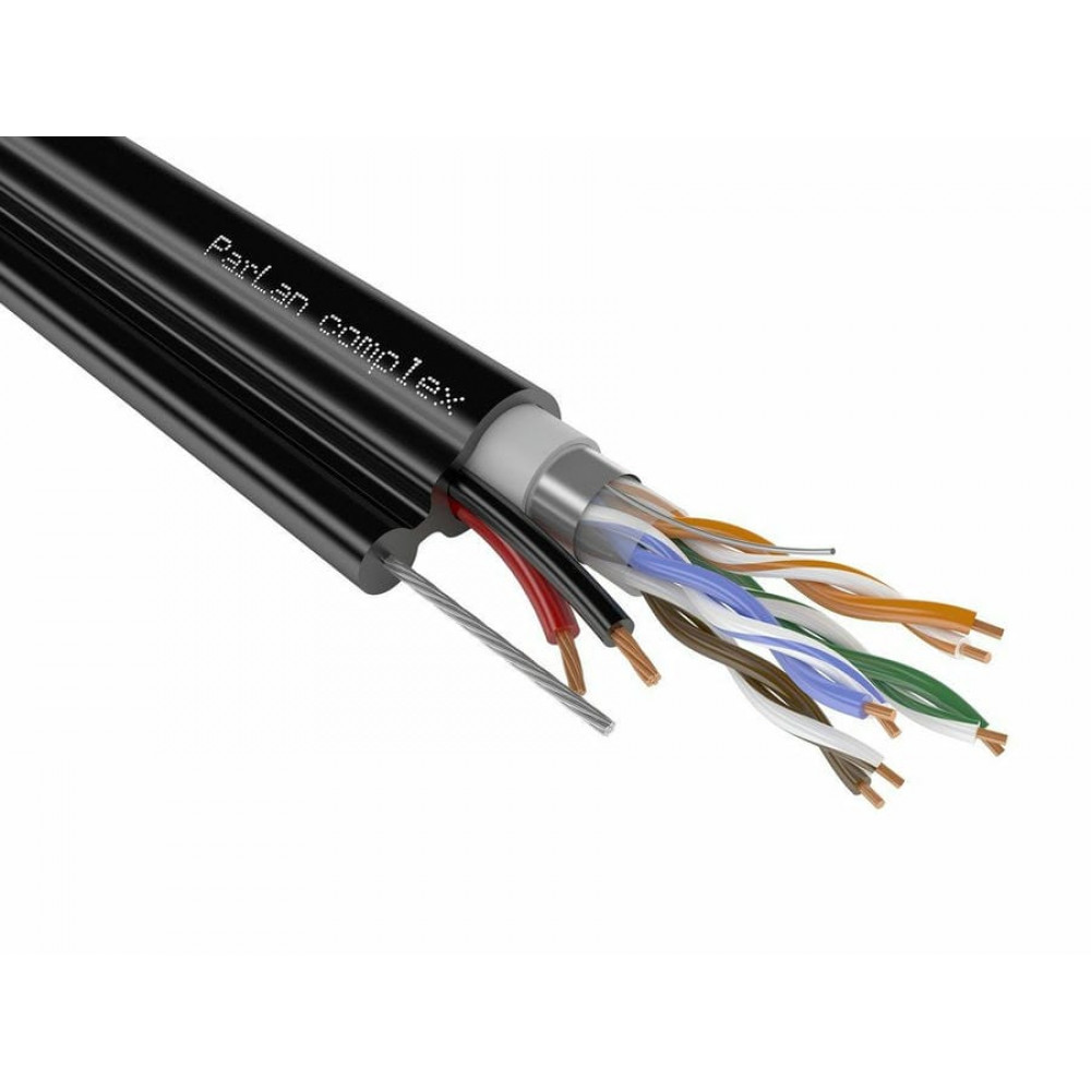 ParLan complex F/UTP2 Cat5e + 2х0,75 PVC/PEtr. Кабель «витая пара» (LAN) для структурированных систем связи. Паритет
