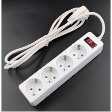 SP4W-530 GARDA. Сетевой фильтр 4 розетки, 3м, белый. 5bites SP4W-530 GARDA. Сетевой фильтр 4 розетки, 3м, белый. 5bites