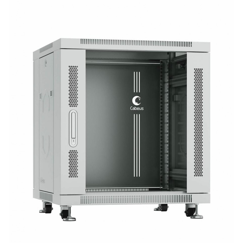 SH-05C-12U60/60 (7645c). Шкаф телекоммуникационный 19 напольный 12U. CABEUS