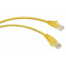 PC-UTP-RJ45-Cat.5e-5m-YL-LSZH (9501c), желтый. Патч-корд медный. CABEUS