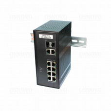SW-80822/IR. Коммутатор 10-портовый Gigabit Ethernet с PoE. OSNOVO