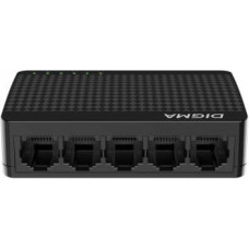 DSW-105GE DSW-105GEV2 (L2) 5х1Гбит/с неуправляемый. Коммутатор неуправляемый. Digma