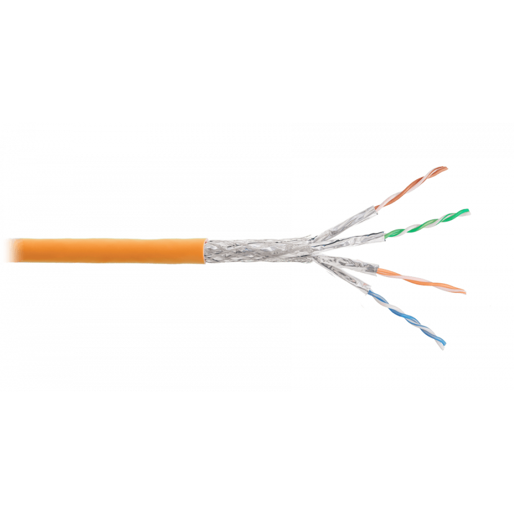 S/FTP 4pair, Cat6, Solid, In, нг(А)-HF (NMC 4540C-OR). Кабель «витая пара» (LAN) для структурированных систем связи. NIKOMAX