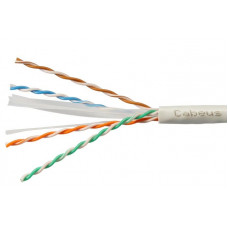 UTP-4P-Cat.6-SOLID-LSZH-GY-50 (11108c-6). Кабель «витая пара» (LAN) для структурированных систем связи. CABEUS
