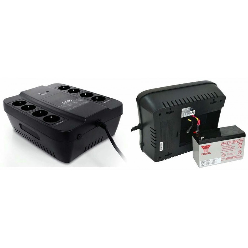 Spider SPD-1000N 550Вт 1000ВА черный. Источник бесперебойного питания. POWERCOM