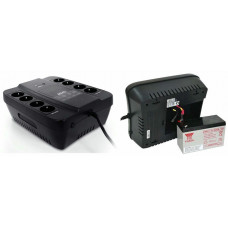 Spider SPD-1000N 550Вт 1000ВА черный. Источник бесперебойного питания. POWERCOM