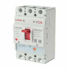 YON MGS250 3P 200-250A 36kA (MGS250N-3TAMF0250). Автоматический выключатель в литом корпусе. ДКС
