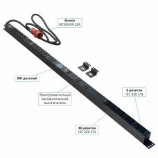 SMART-PDU-32-3P-36C13-6C19-I309-M (12598c). Блок контроля и распределения питания. CABEUS