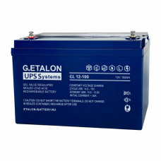 G.ETALON GL 12-100. Аккумулятор герметичный свинцово-кислотный. ETALON