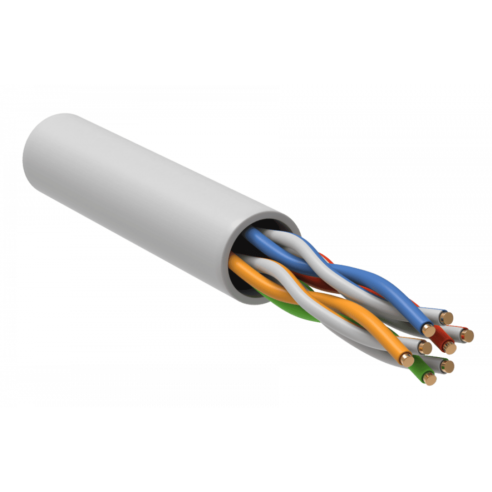 GENERICA U/UTP кат. 5E 24AWG 4 пары LSZH INDOOR белый (BC1-C5E04-128-100-G). Кабель «витая пара» (LAN) для структурированных систем связи. IEK