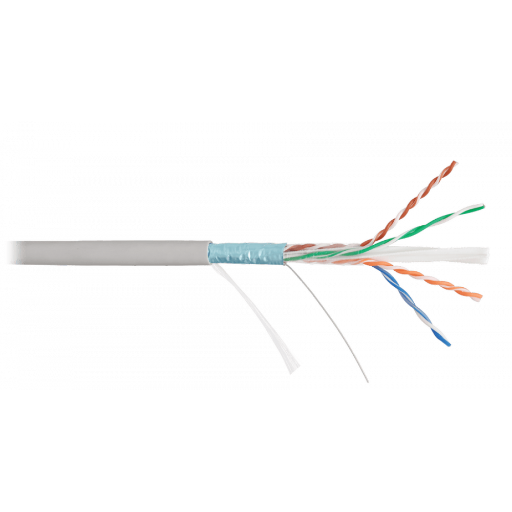 F/UTP 4pair, Cat6a, Solid, In, PVC (NMC 4255A-GY). Кабель «витая пара» (LAN) для структурированных систем связи. NIKOMAX