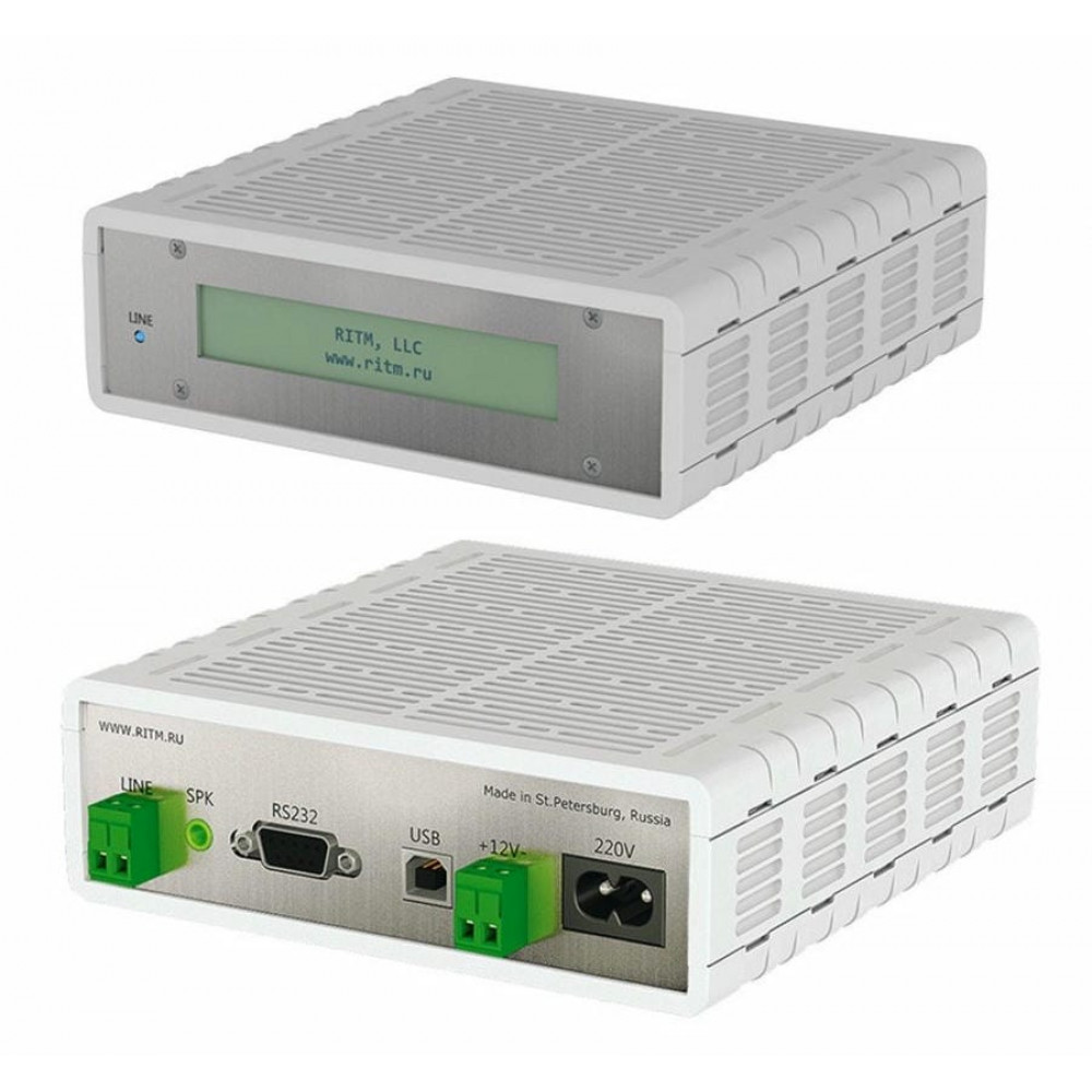 Центральная Мониторинговая Станция Контакт - PCN1P-PSTN. Модем ГТС. Ритм