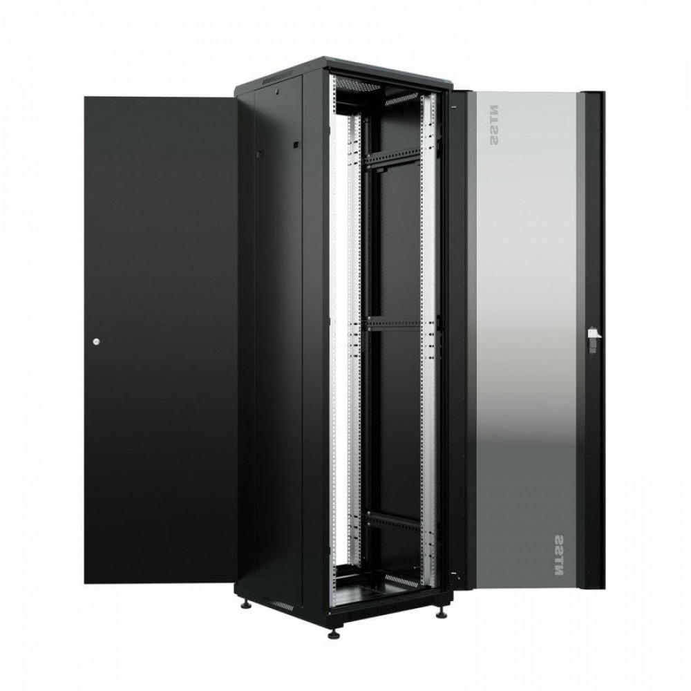 NTSS-R42U6080GS-BL Премиум напольный 42U 600х800мм. Шкаф телекоммуникационный 19. NTSS