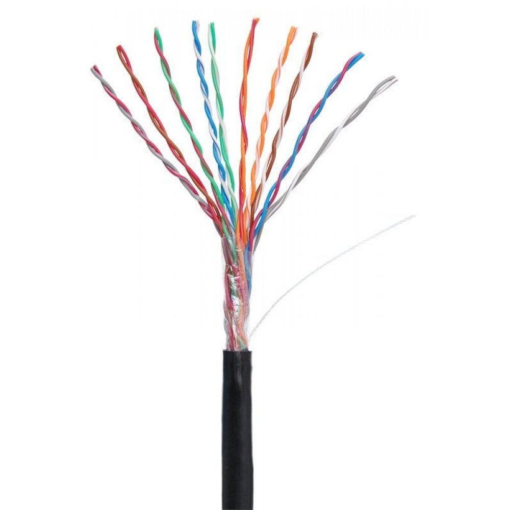 U/UTP 10pair, Cat5, Out, PE (EC-UU010-5-PE-BK-3). Кабель «витая пара» (LAN) для структурированных систем связи. NETLAN
