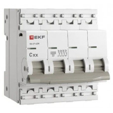 4P 8А (C) 6кА ВА 47-63N PROxima (M636408C). Автоматический выключатель. EKF