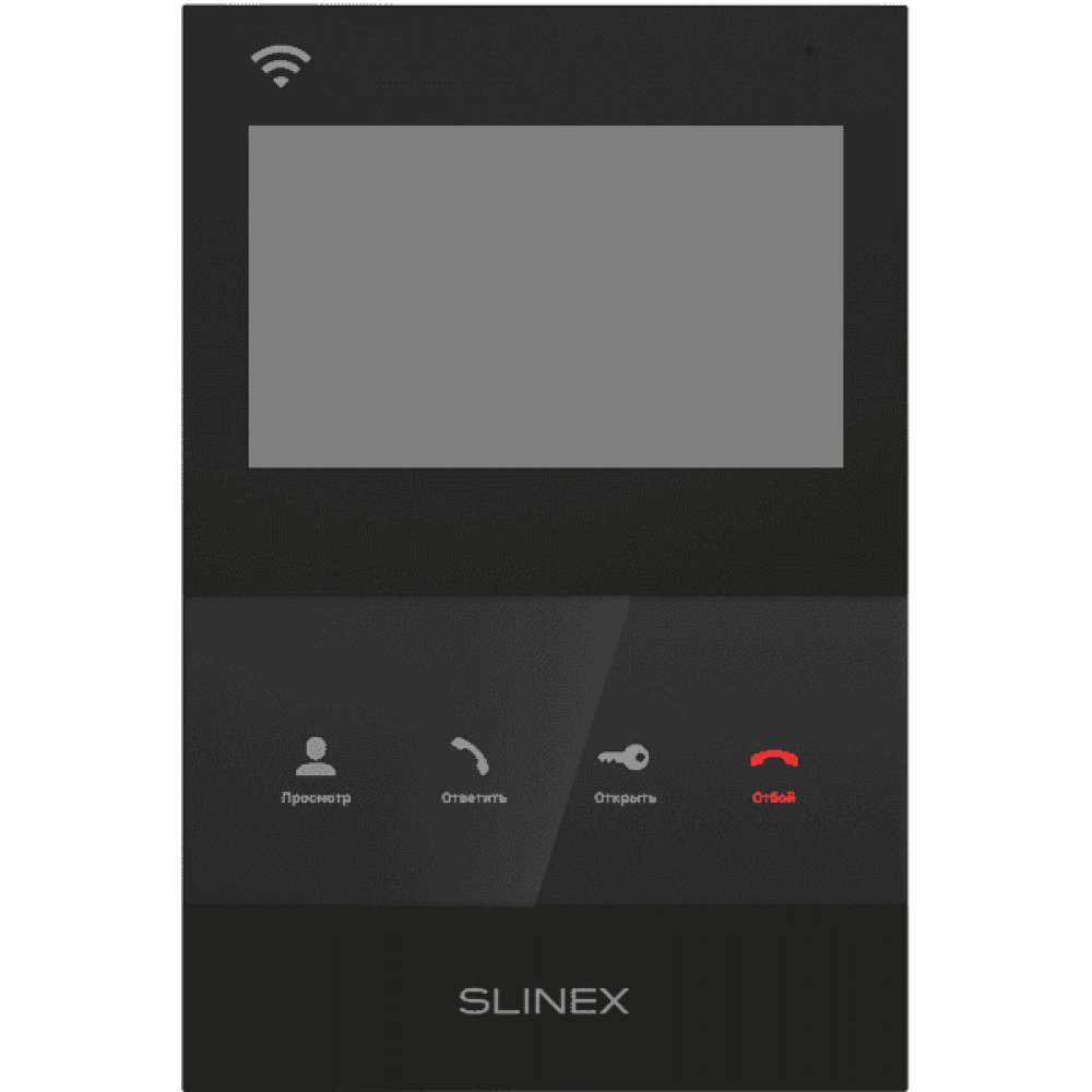 SQ-04N Cloud Black. Монитор домофона цветной. SLINEX
