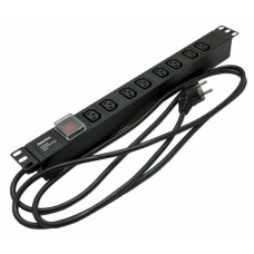 SHE19-8IEC-S-2.5EU. Блок розеток 19. Hyperline