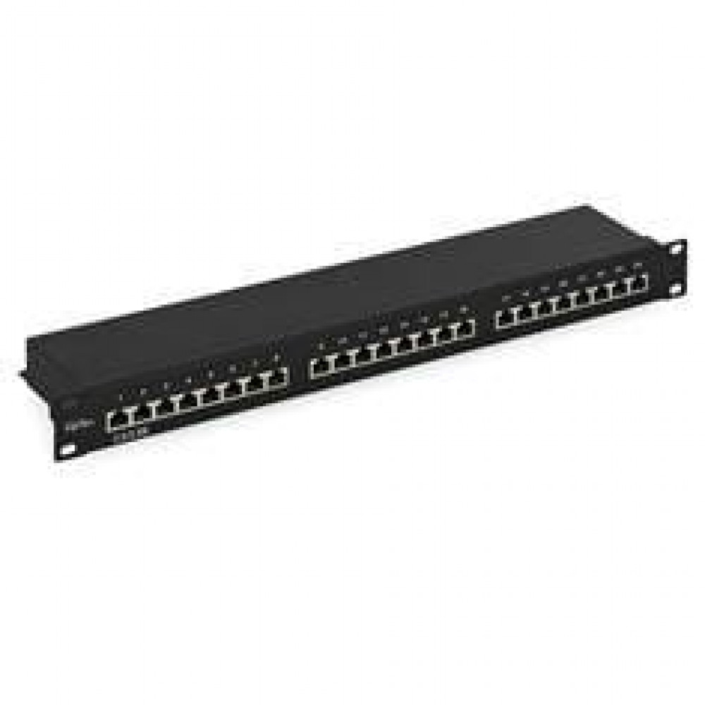 Патч-панель 19, 24хRJ-45, FTP, Cat.5e, 1U (10-0402). Патч-панель 19. SUPRLAN