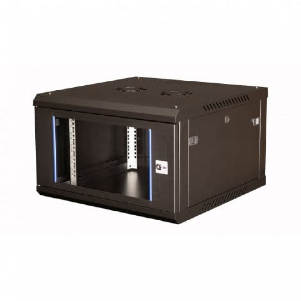 DR-631101. Шкаф телекоммуникационный 19 настенный, дверь стекло, 6U. Datarex