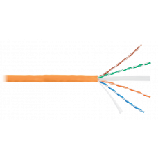 U/UTP 4pair, Cat6, Solid, In, нг(А)-HF (NMC 4140C-OR). Кабель «витая пара» (LAN) для структурированных систем связи. NIKOMAX