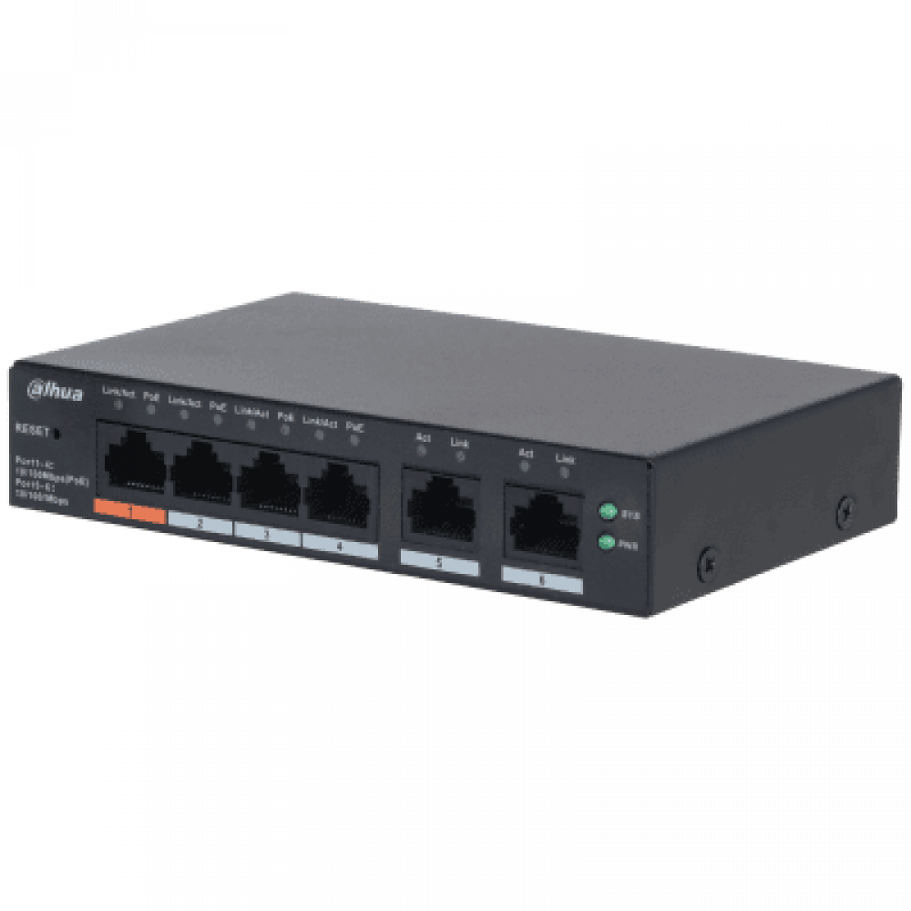 DH-CS4006-4ET2ET-60. Сетевой PoE коммутатор. Dahua