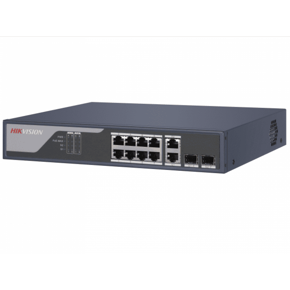 DS-3E1310P-SI. Коммутатор с POE. Hikvision