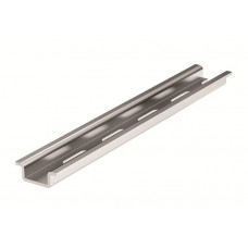 DIN-рейка перфорированная OMEGA 2F 15х5,5 мм L2000 (02130). Дин-рейка перфорированная. ДКС