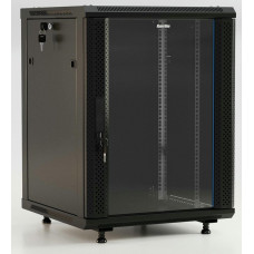 TWB-FC-1545-GP-RAL9004. Шкаф телекоммуникационный 19 настенный 15U. Hyperline