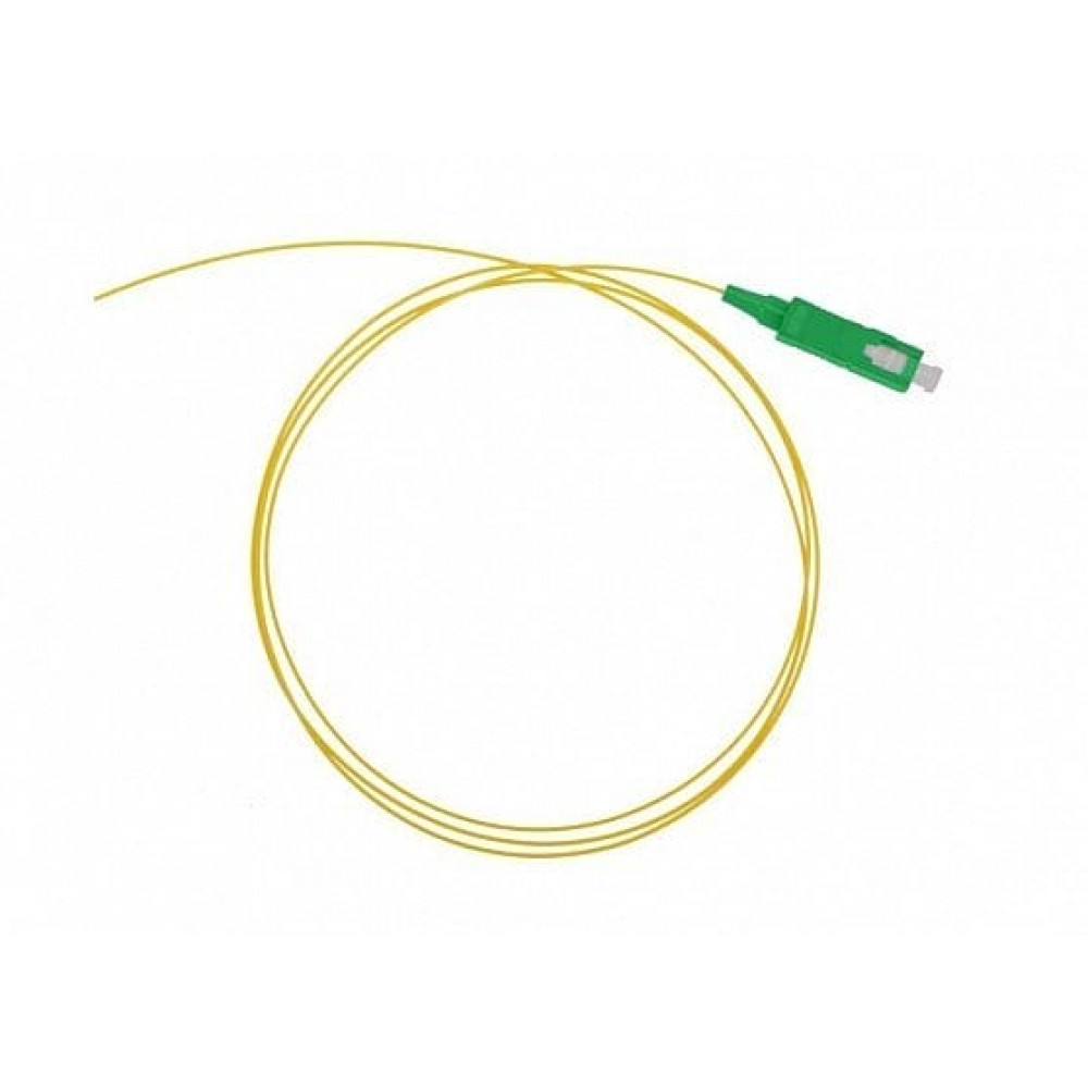 ШОС-SM/0.9мм-SC/APC-p/t -1.0м (130202-03521). Пигтейл оптический. ССД (Связьстройдеталь)